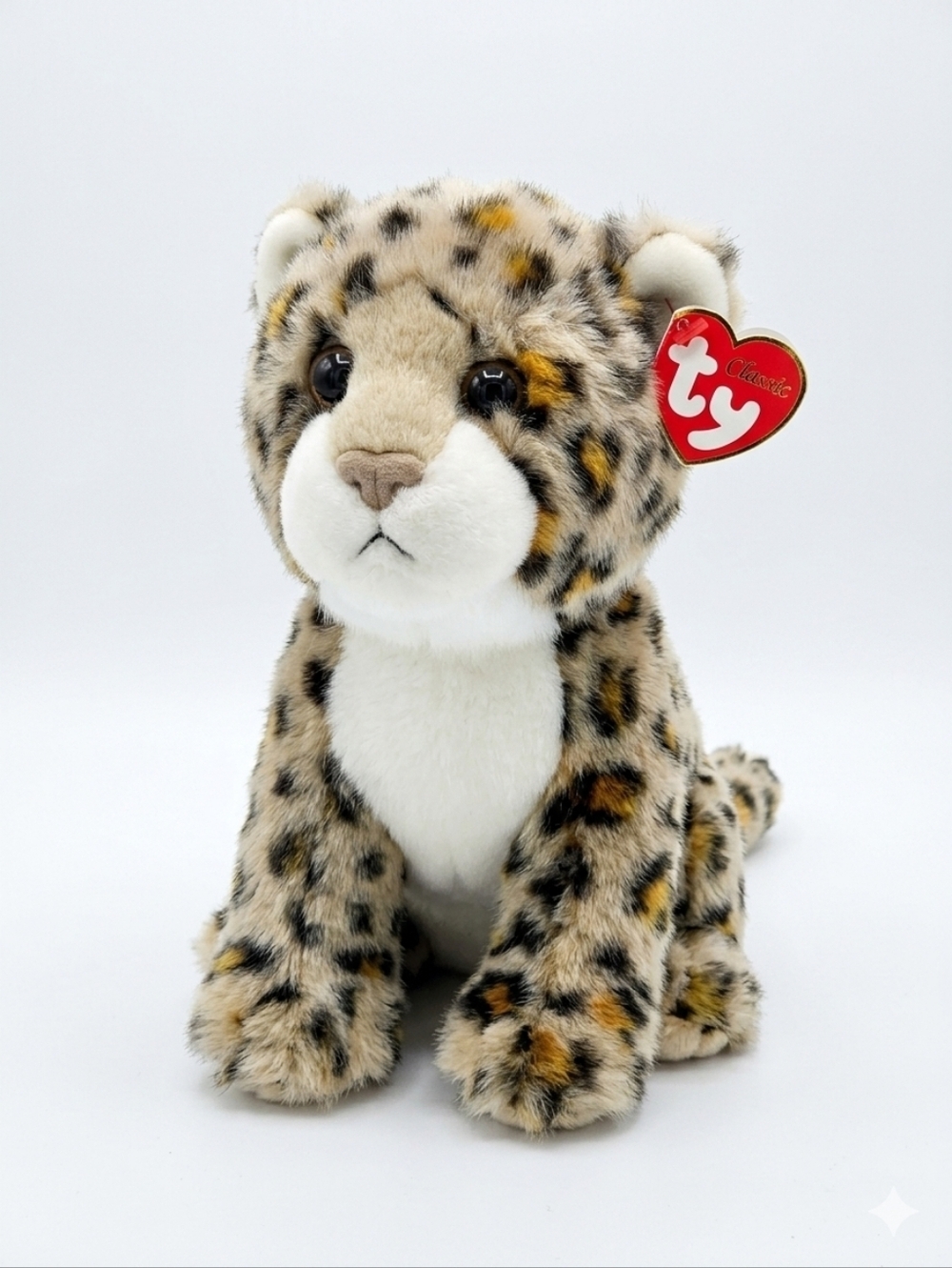 Ty Classic CLEOPATRA the Leopard Spotted Plush Stuffed Animal 10" NWT